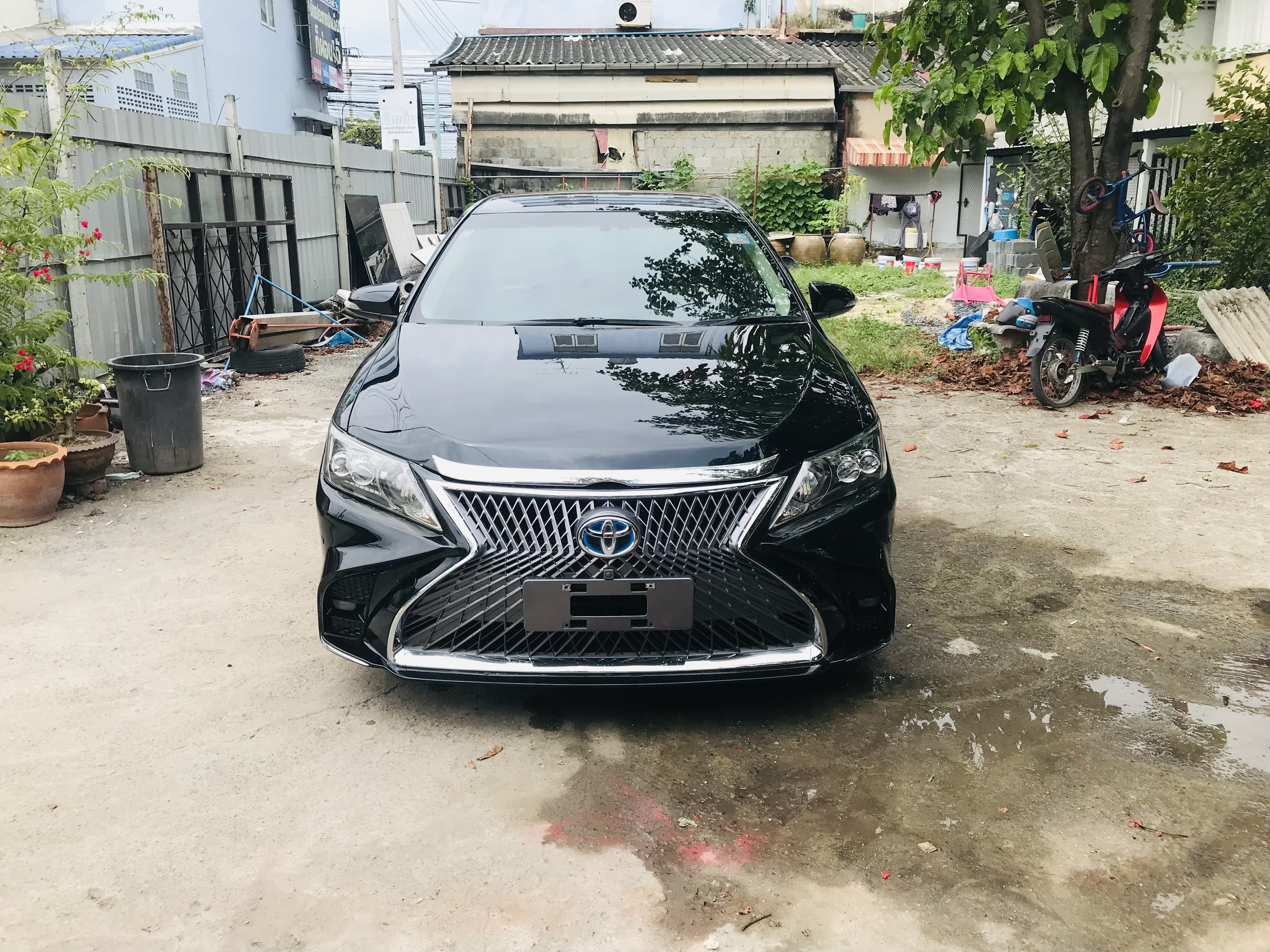 ขุดแต่ง Camry 2012 หน้า Lexus 2019