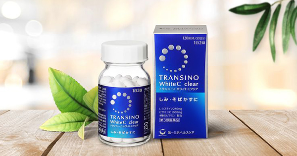 TRANSINO White C Clear สำหรับ 30วัน 120เม็ด อาหารเสริมบำรุงผิวแก้ปัญหากระ ฝ้า ผิวกระจ่างใส สูตรใหม่นะคะ