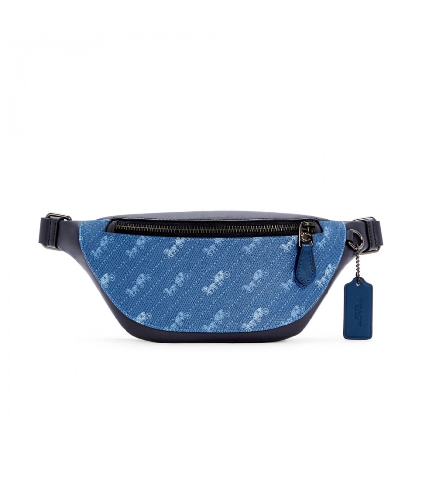กระเป๋าคาดอก COACH C4138 WARREN MINI BELT BAG WITH HORSE AND CARRIAGE DOT PRINT (QBSP4)[C4138QBSP4-MA]