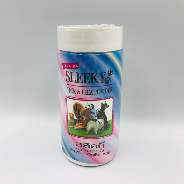 Sleeky ผงกำจัดเห็บหมัด/ไร 150 g.