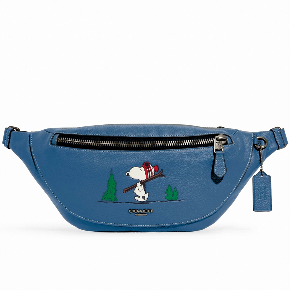 กระเป๋าคาดอกคาดเอว COACH CE618 COACH X PEANUTS WARREN BELT BAG WITH SNOOPY MOTIF (QBDEI) [CE618QBDEI-MC]