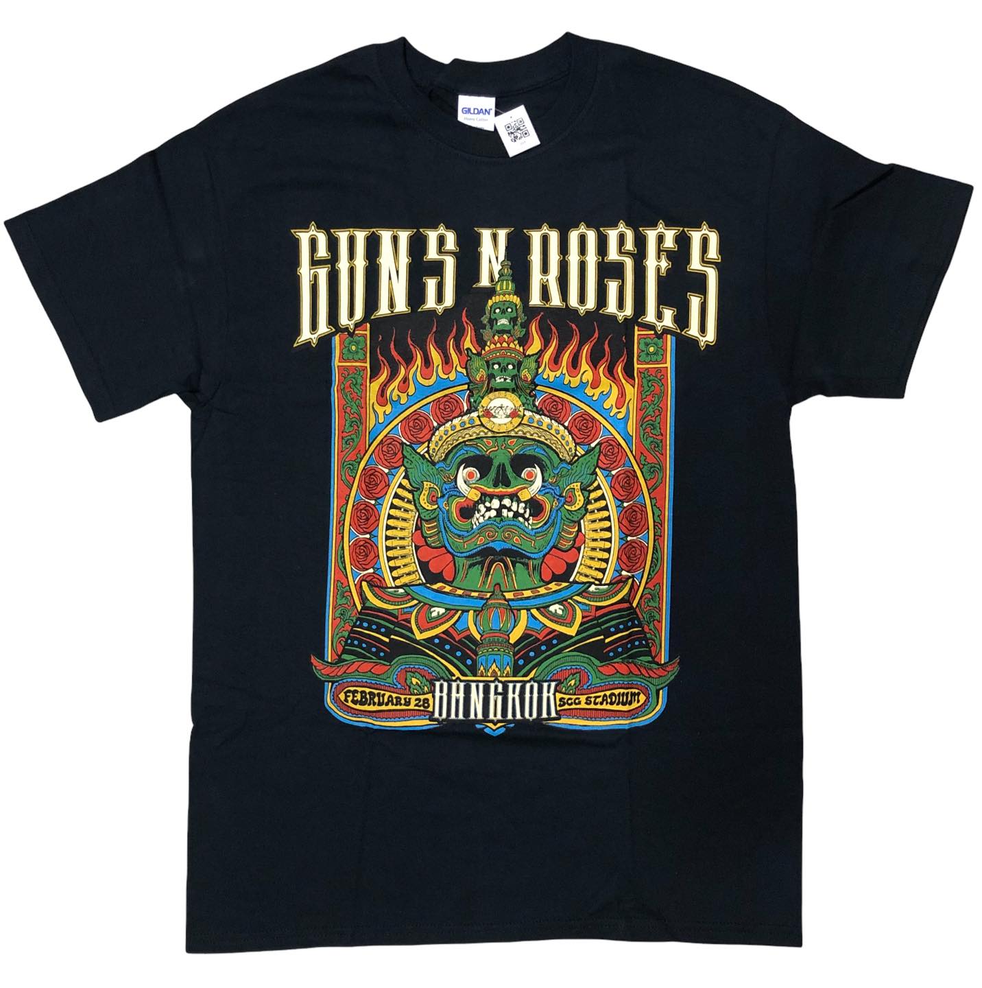 Guns N Roses Live In Bangkok Tour 2017 Deadstock Size M ลิขสิทธิ์แท้