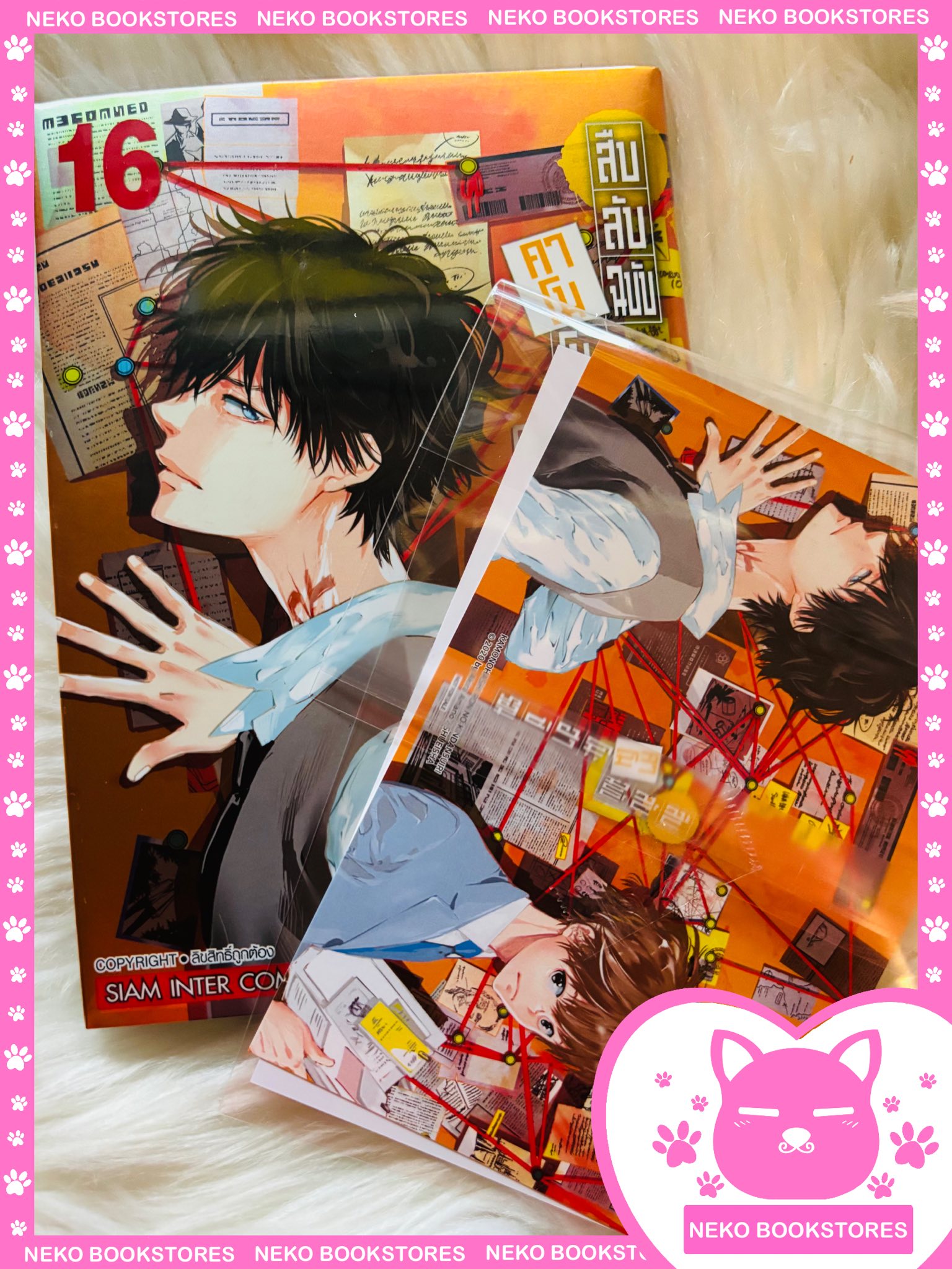 Special Set (ปกพิเศษ) สืบลับฉบับคาโมโนะฮาชิ รอน เล่ม 16 + โปสการ์ด 2 ใบ