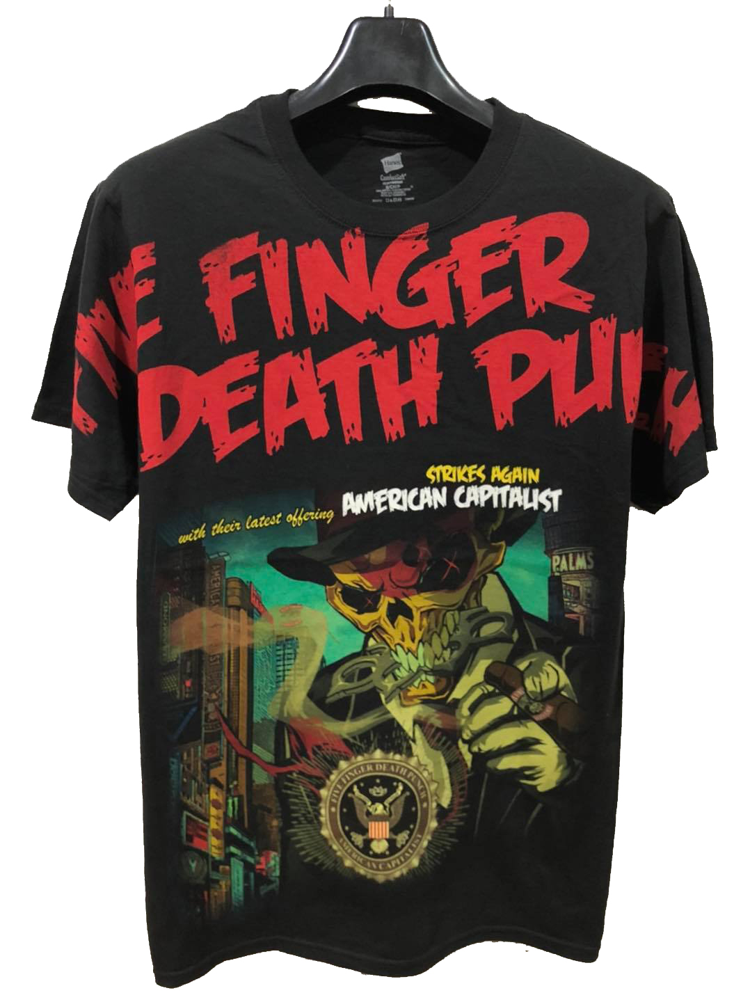 เสื้อวงดนตรี Five Finger Death Punch Size S สินค้าลิขสิทธิ์แท้ 100%