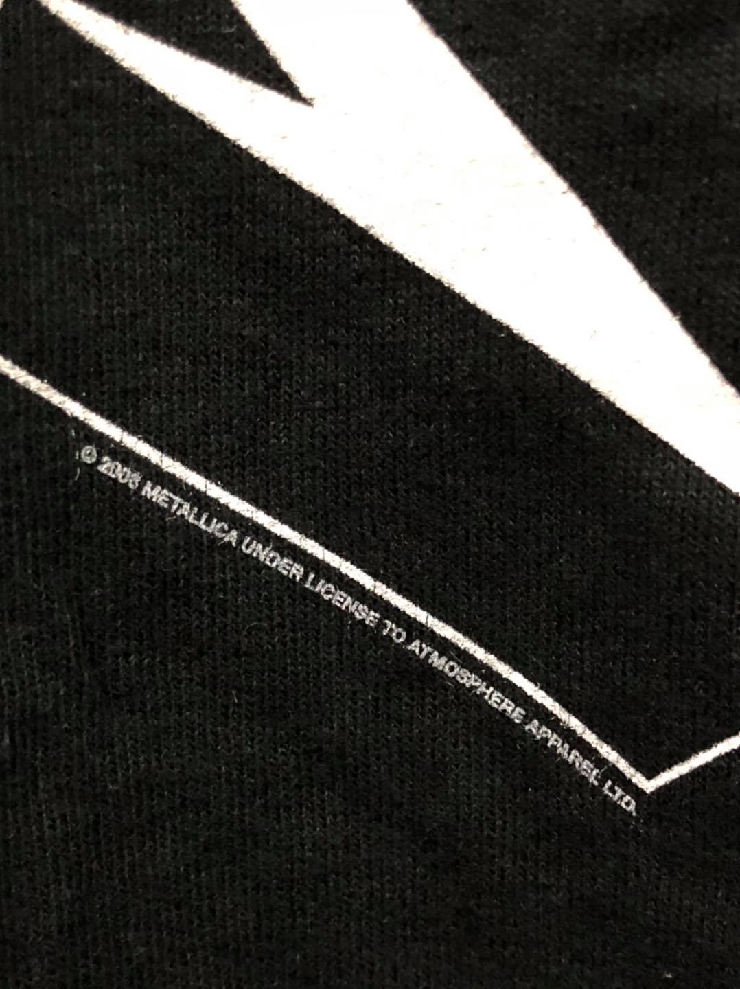 เสื้อวง Metallica European Summer Vavation Tour ปี 2008 Size S สินค้าลิขสิทธิ์แท้ 100%