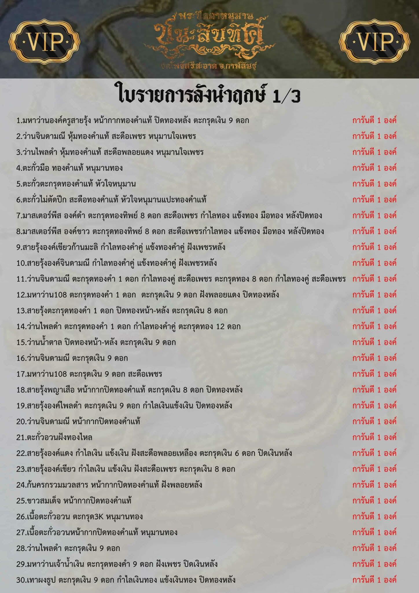 พระปิดตาหลังหนุมานขี่สิงห์ รุ่น หนุมานชนะสิบทิศ ปลุกเสก 28/11/68