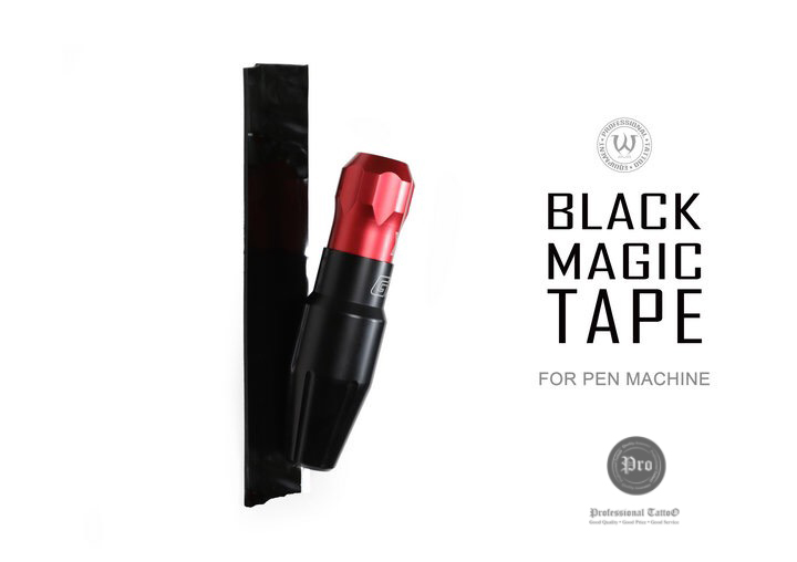AVA Black Magic Tape Tattoo เทปป้องกันจุกใส่สีลื่นตกพื้น Black