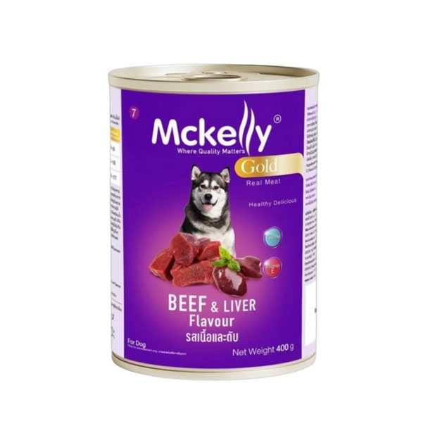 Mckelly รสเนื้อและตับ 400 กรัม *7