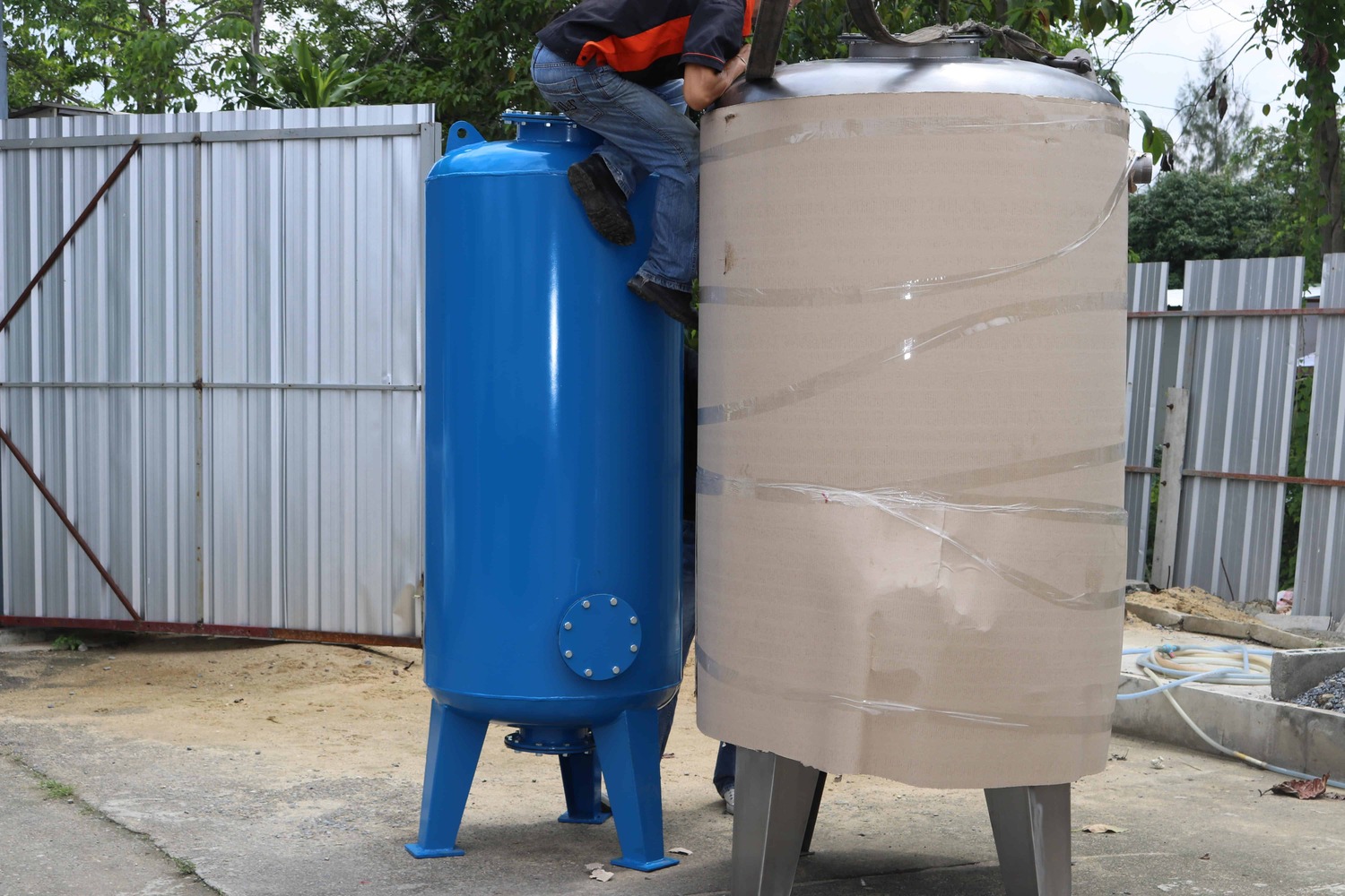 ถังกรองเหล็กขนาด40นิ้ว