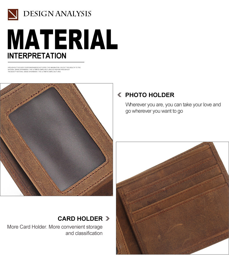 For You Leather WL06 กระเป๋าสตางค์ผู้ชาย กระเป๋าสตางค์หนังแท้ นูบัค เกรดพรีเมียม WL06