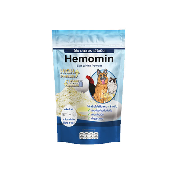 PTM Hemomin ผงโปรตีนไข่ขาว 100 กรัม