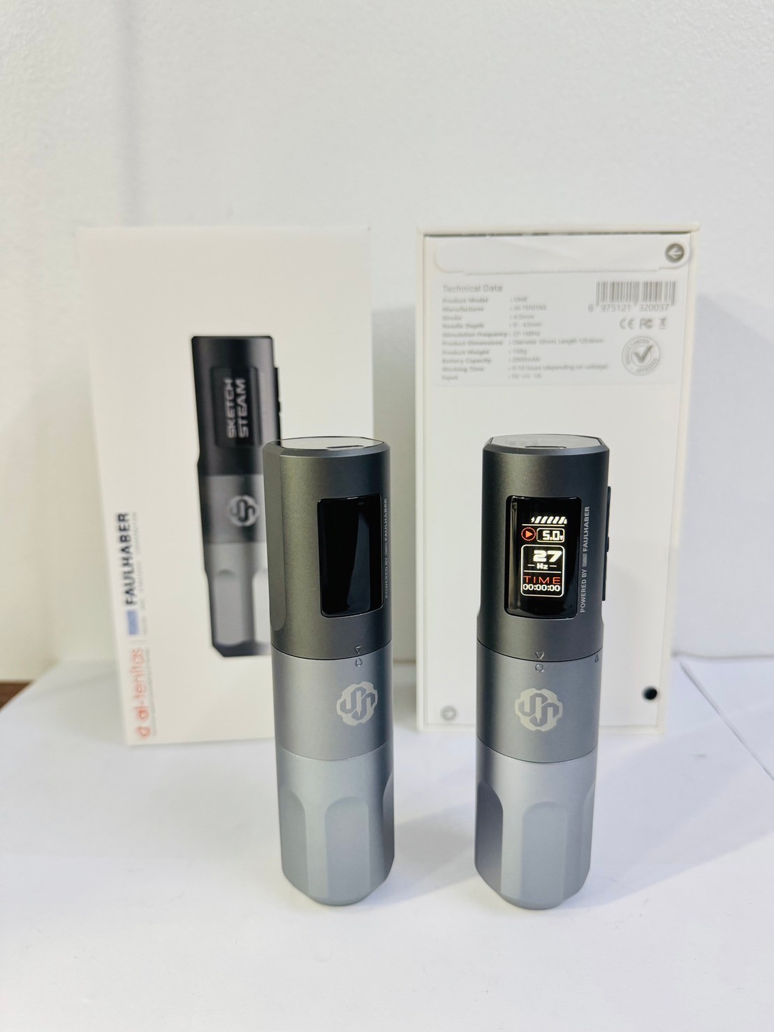 เครื่องสักปากกาไร้สาย AI เครื่องสักปากกาไร้สาย SKTECH STEAM ONE AI