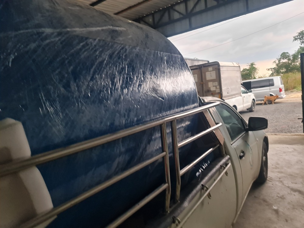 ถังกรองเหล็ก 48 นิ้ว (120x120x6 มม.)