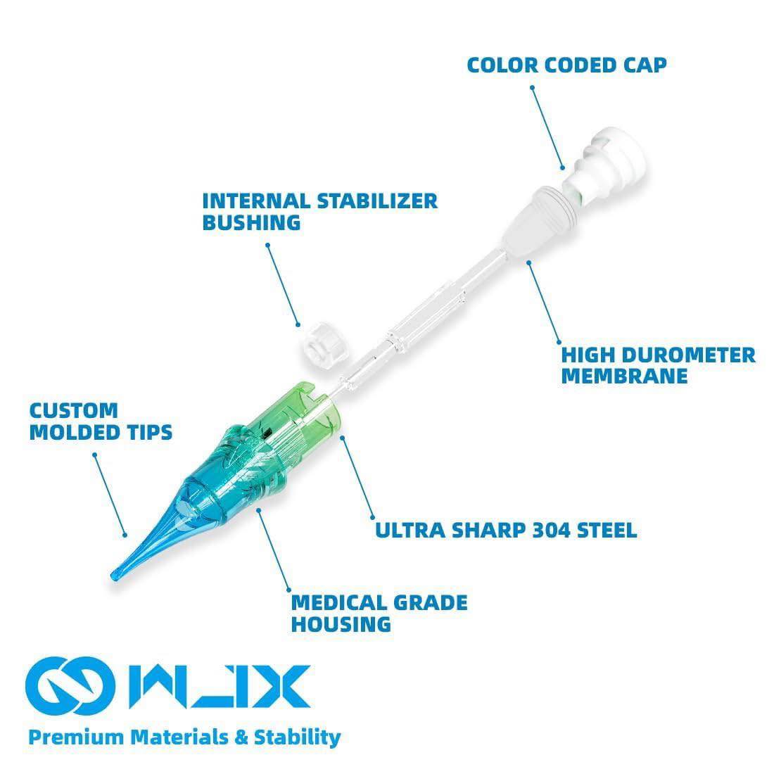 WJX ULTIMATE Tattoo Cartridges Needles บรรจุ 5 pcs/box WJX ULTIMATE Tattoo Cartridges Needles บรรจุ 5 pcs/box