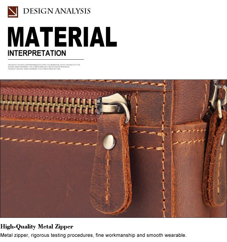 For You Leather LB45 กระเป๋าคาดอก คาดเอว ผู้ชาย หนังแท้ นูบัค ใบใหญ่ LB45