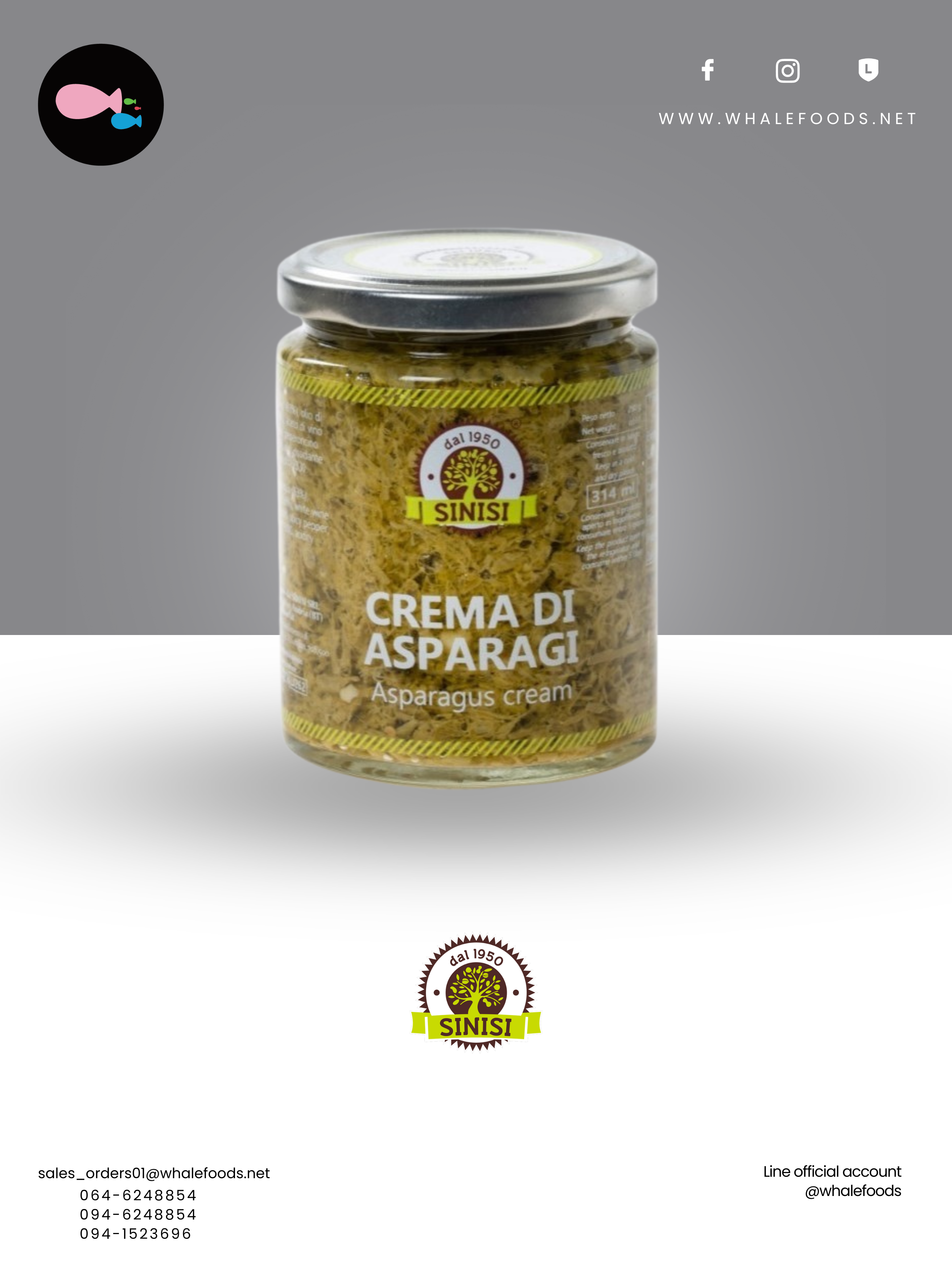 ASPARAGUS PATÉ SIZE : 314 ML.