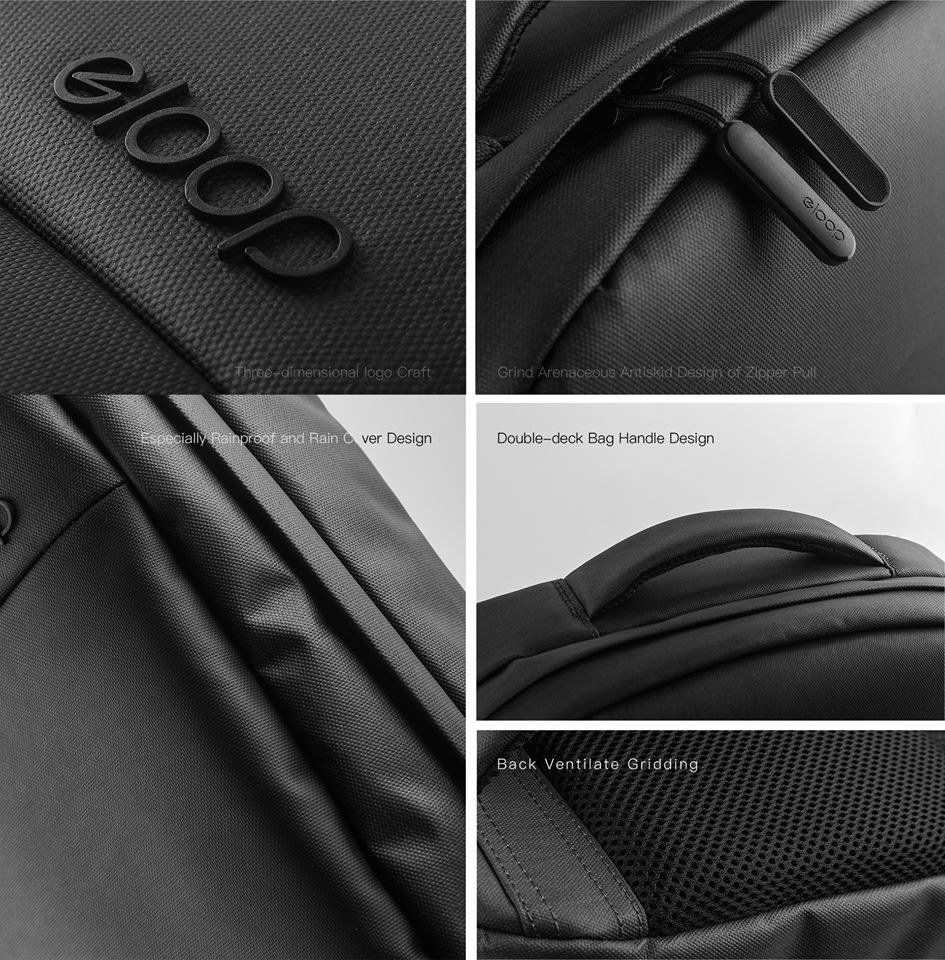 กระเป๋าโน๊ตบุ๊ค Eloop B1 City Compact Backpack