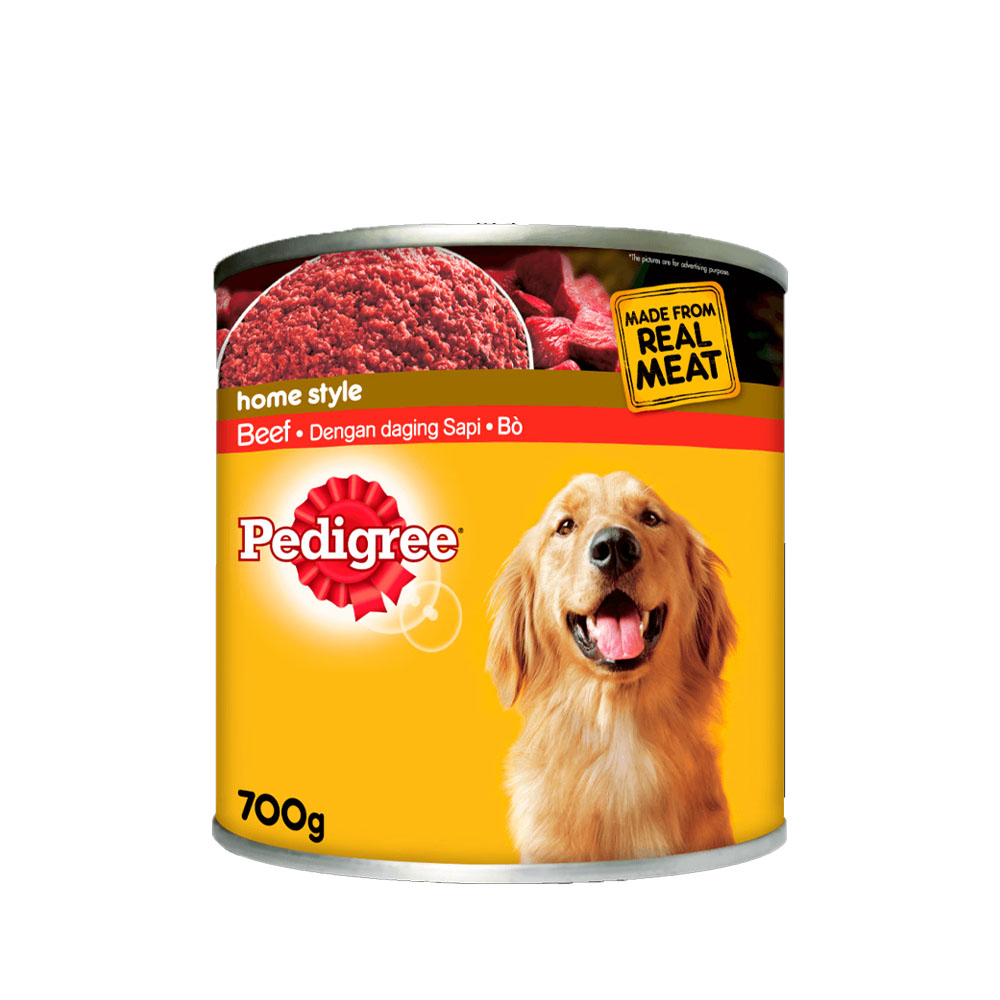 Pedigree แบบกระป๋อง (เนื้อวัว) 700g.
