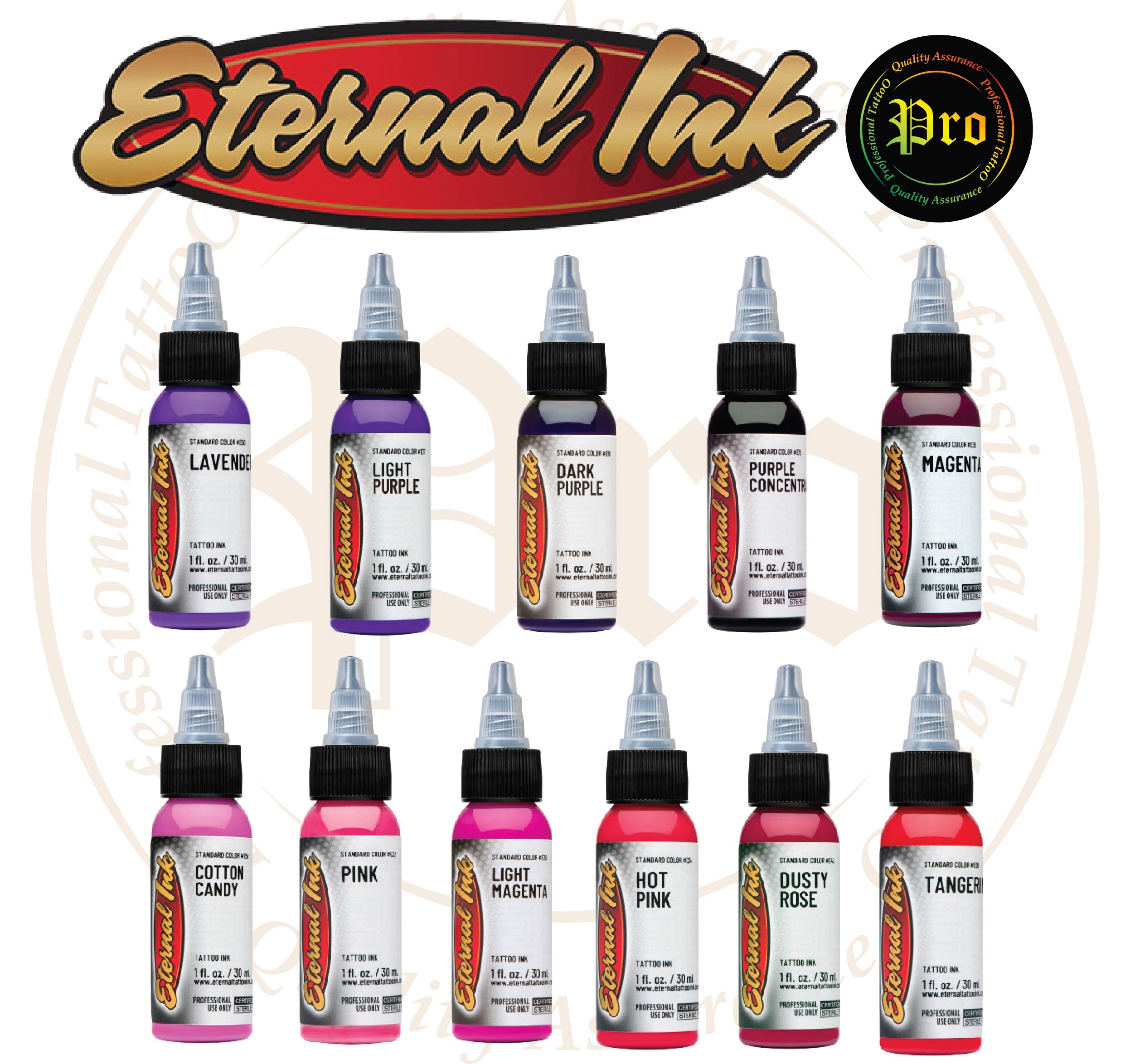 ETERNAL TATTOO INK สีสัก ETERNAL TATTOO INK 1oz หมึกสักอีเทอนอล 1 ออนซ์ 1 ออนซ์