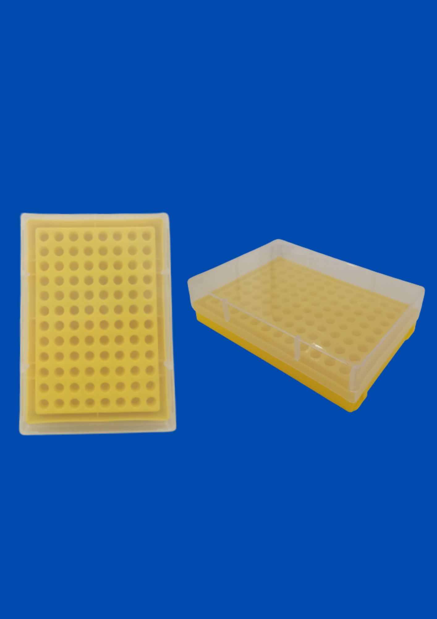 แท่นวางหลอดพีซีอาร์ พร้อมฝาปิด PCR Rack