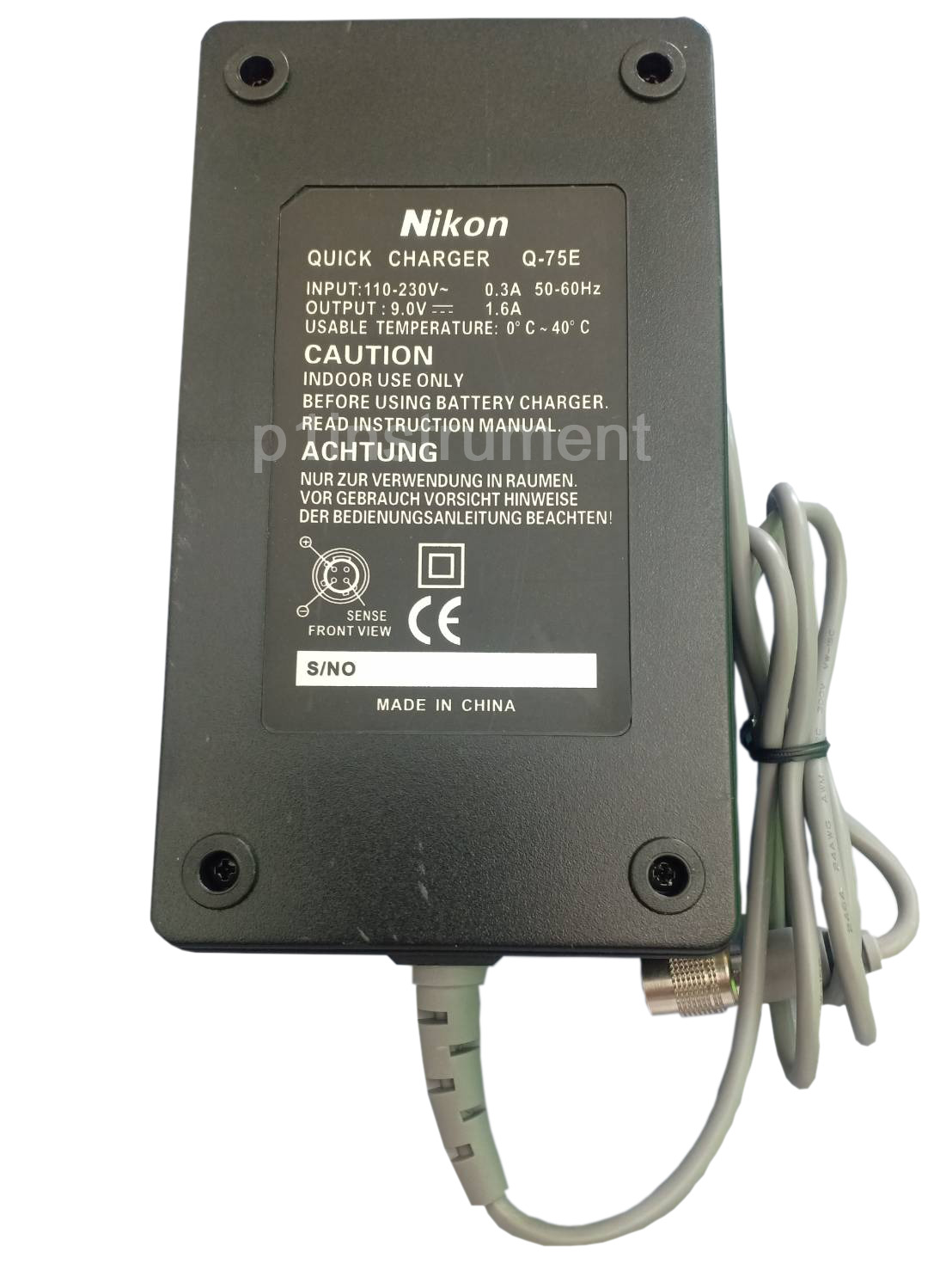 เครื่องชาร์จแบตเตอรี่ NIKON สำหรับ Q-75E
