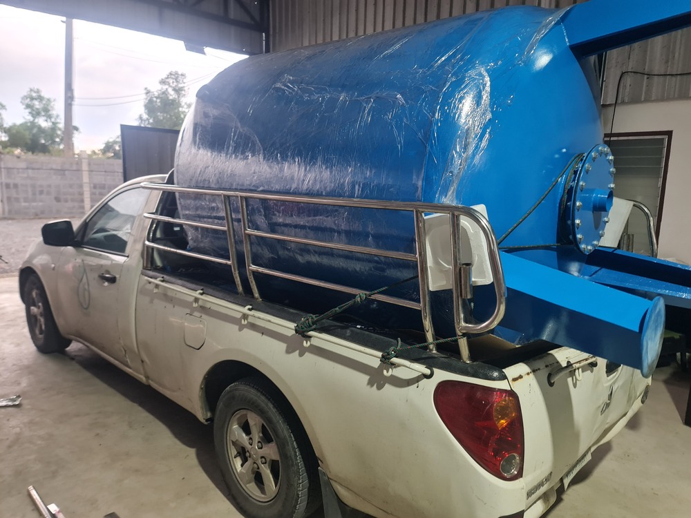 ถังกรองเหล็ก 48 นิ้ว (120x120x6 มม.)