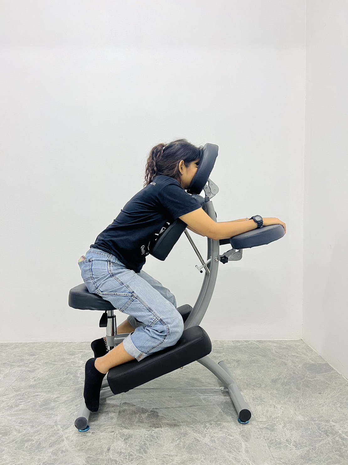 Chair Bed For Tattoo Equipment Furniture เก้าอี้สักหลัง ฺBLACK
