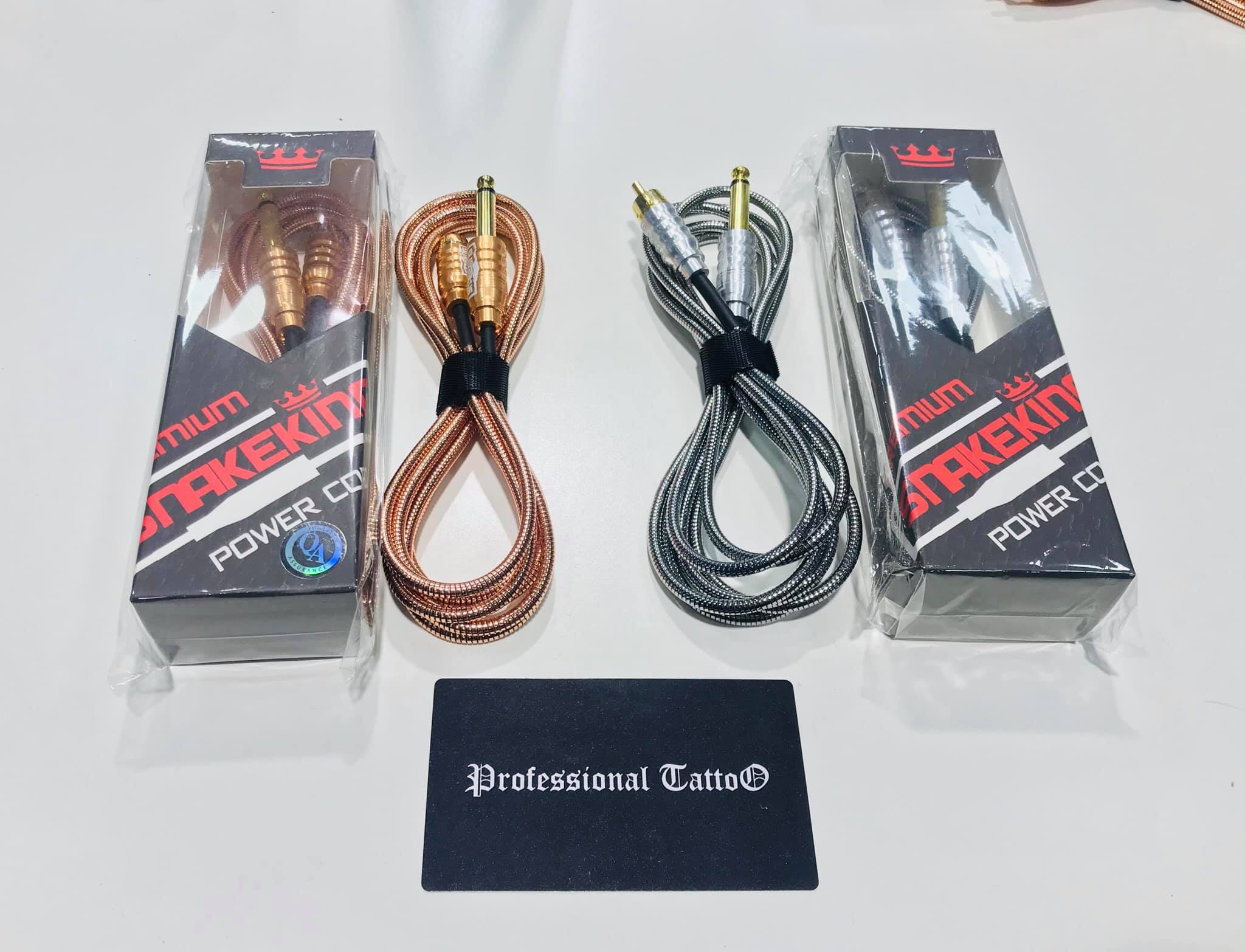 สายแจ๊ค RCA PREMIUM SNAKEKING POWER CORD สายแจ๊ค RCA PREMIUM SNAKEKING POWER CORD สีทอง , สีเงิน