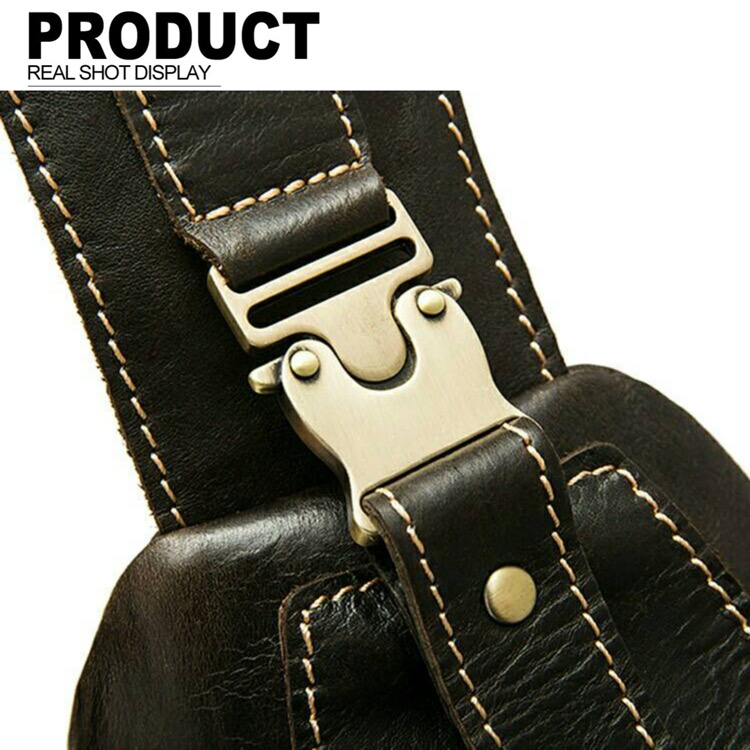 For You Leather LB31 กระเป๋าคาดอก สะพายไหล่ ผู้ชาย หนังแท้ LB31