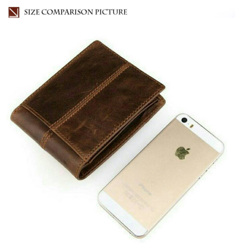 For You Leather WL01 กระเป๋าสตางค์ผู้ชาย กระเป๋าสตางค์หนังแท้ กระเป๋าสตางค์แบบพับ บางเบา ช่องเยอะ กะทัดรัด WL01