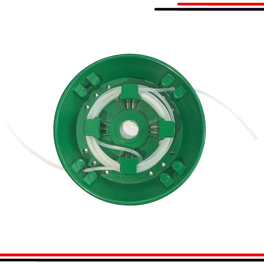 จานเอ็นตัดหญ้า สีเขียว อลูมิเนียม แบบหนา สำหรับเครื่องตัดหญ้าสะพายบ่าทุกรุ่น