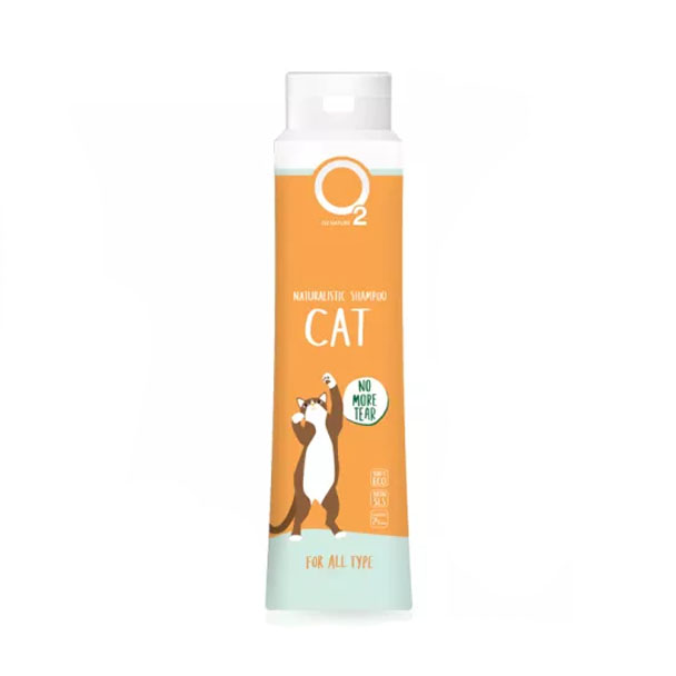 O2 Cat Shampoo แชมพูแมว 200ml.