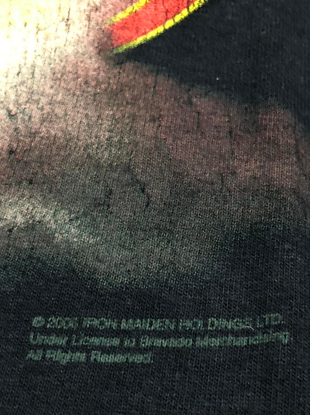 เสื้อวง Iron Maiden Japan Longsleeves ปี 2006 Size M ลิขสิทธิ์แท้ 100%