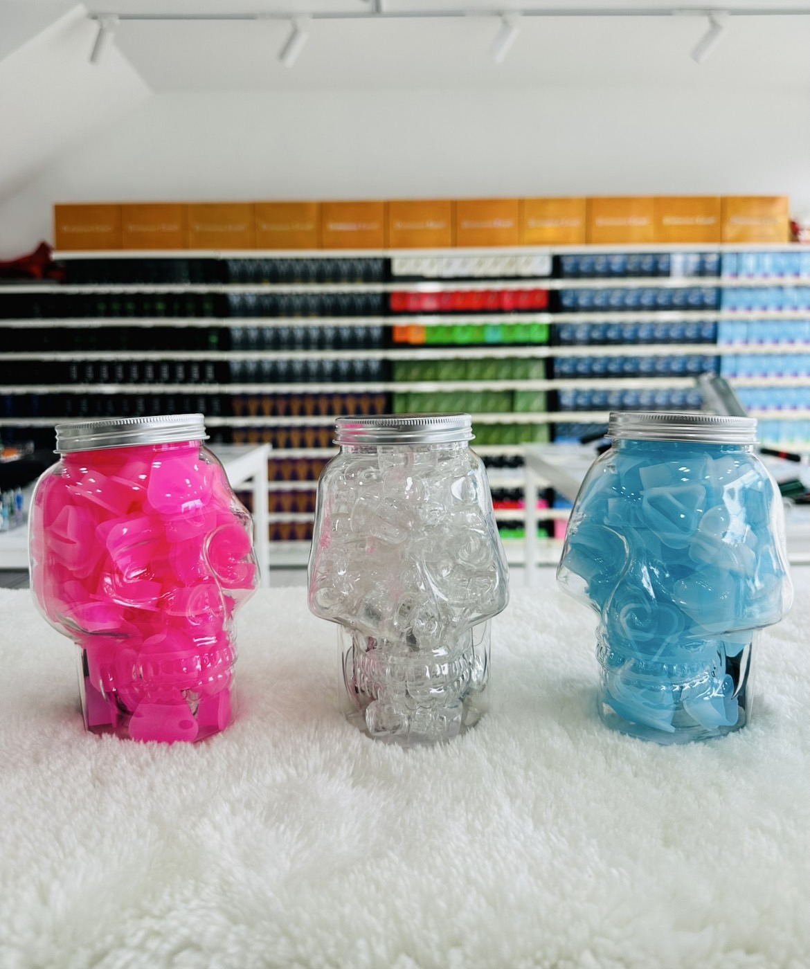 จุกใส่สีหัวกะโหลกSKULLDNA Ink Cup จุกใส่สีหัวกะโหลกSKULLDNA Ink Cup