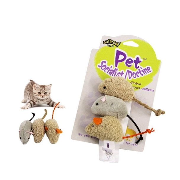 MM Cat ตุ๊กตาหนู 3 ชิ้น