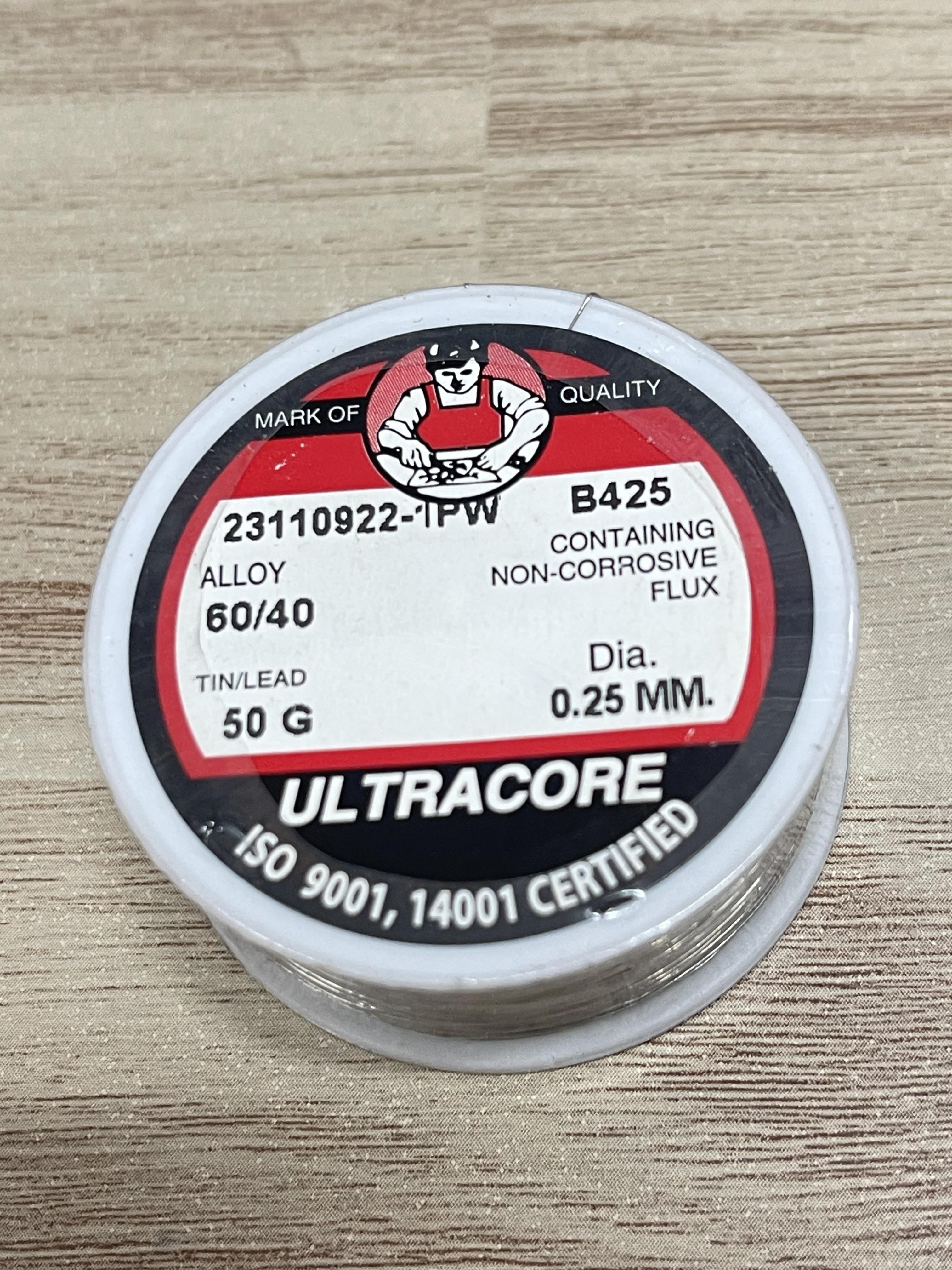 ตะกั่วเส้น 0.25mm. (เล็กสุด)