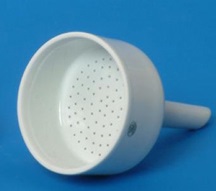 กรวยกรองบุชเนอร์ "JIPO" ศก.ภายใน 110 mm Buchner Funnel Porcelain