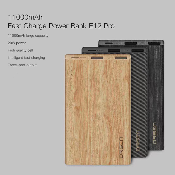 แบตสำรอง Eloop Orsen E12 Pro 11000 mAh ชาร์จเร็ว PD 20W