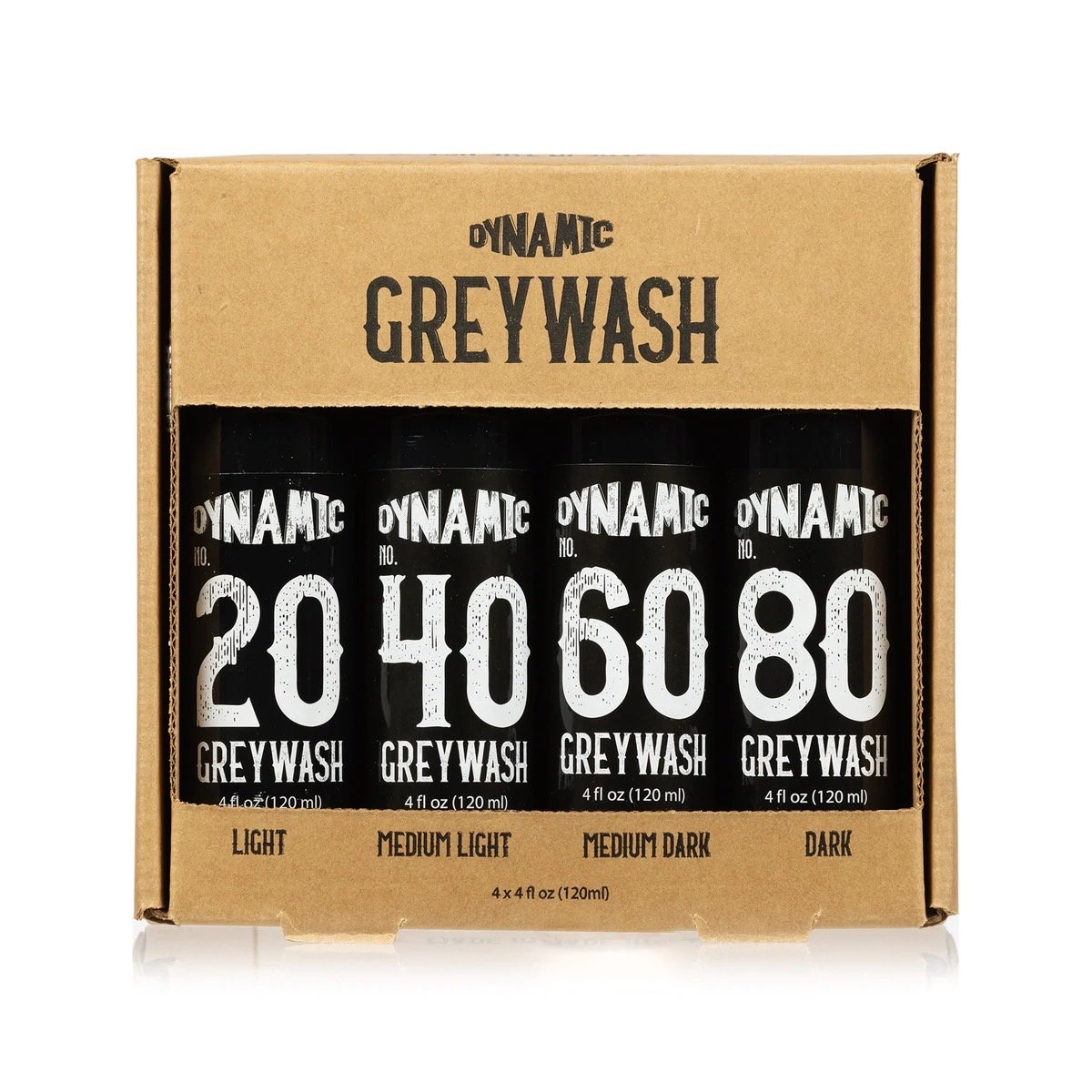 Dynamic Dynamic Greywash Tattoo Ink - 4 oz. Bottle Set