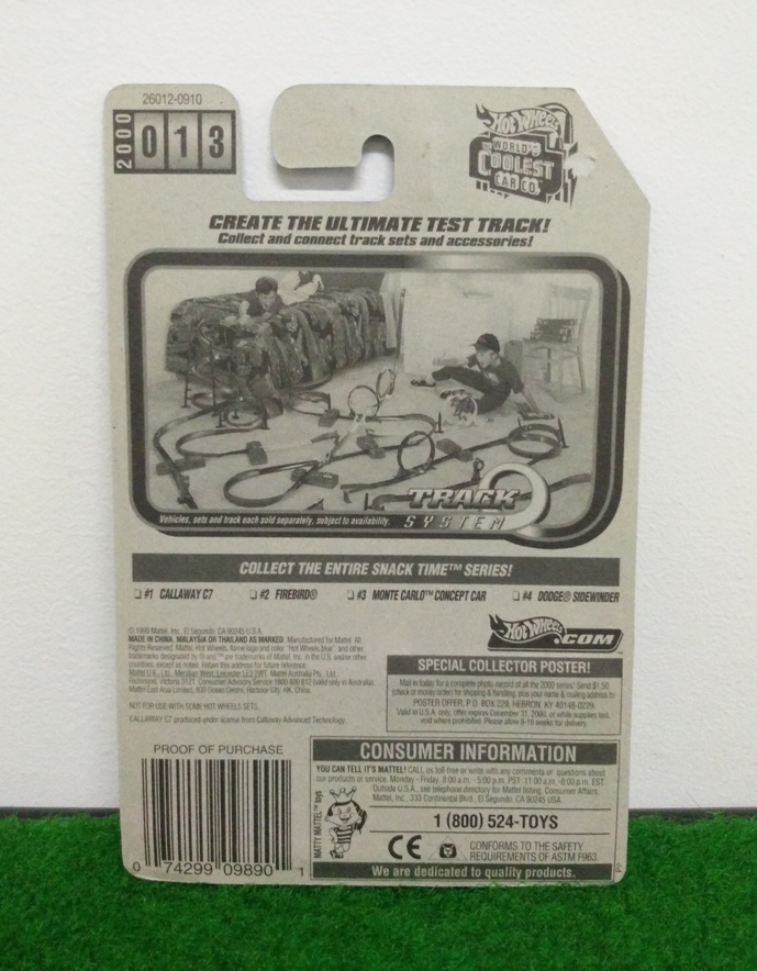 Hot Wheels Callaway C7; Snack Time Series #1 of 4