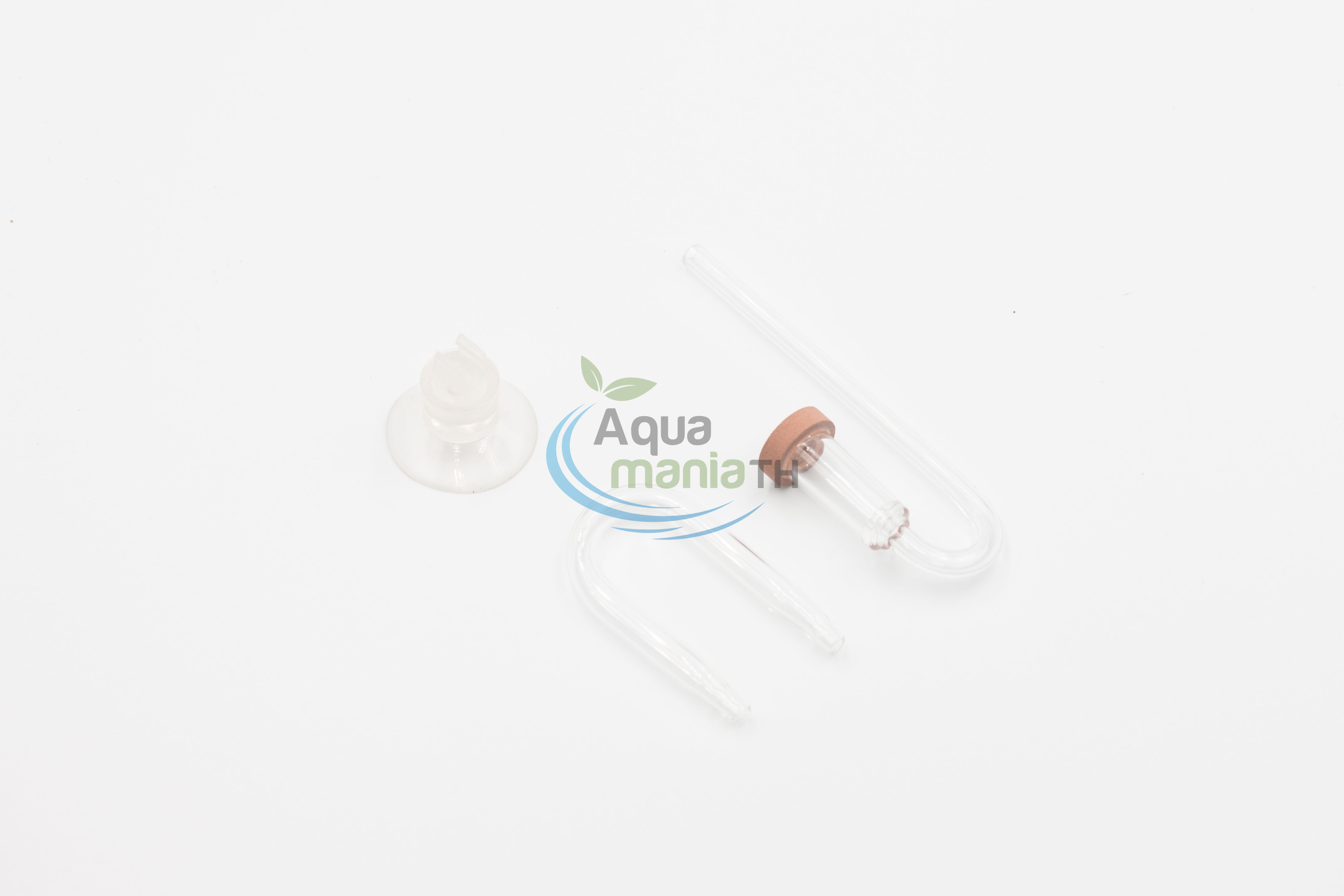 AquamaniaTH CO2 Diffuser - หัวดิฟคาร์บอนไดออกไซด์ ฟองละเอียด พร้อมข้องอแก้ว