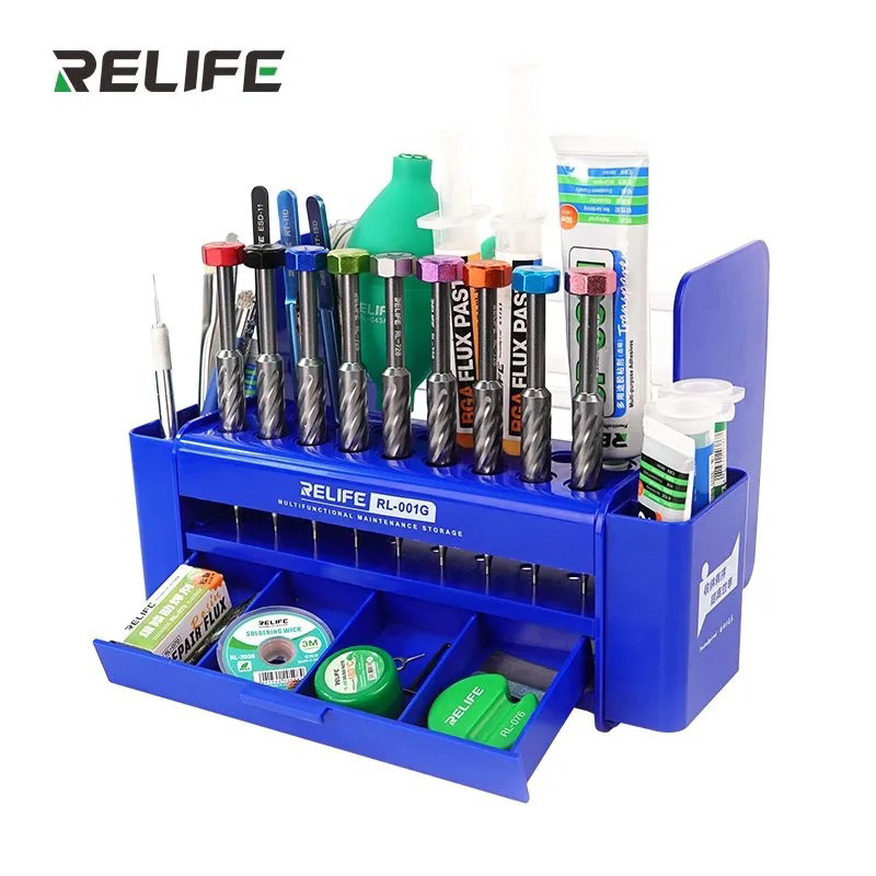 ที่เก็บอุปกรณ์ เก็บไขควง RELITE RL-001G (เครื่องมือช่างซ่อมมือถือ)