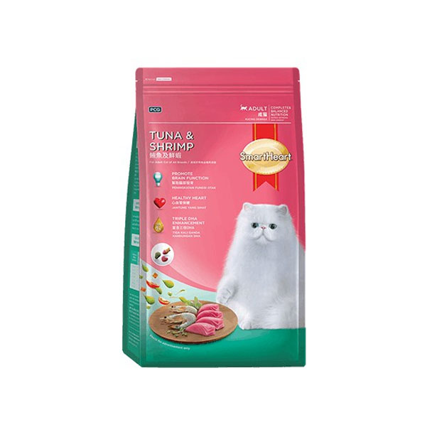 Smart heart อาหารเม็ด (รสปลาทูน่า/กุ้ง) 480 g.