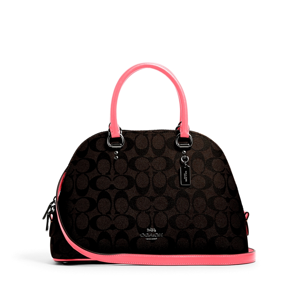 COACH 2558 KATY SATCHEL IN SIGNATURE CANVAS (QBR6K) [2558QBR6K]