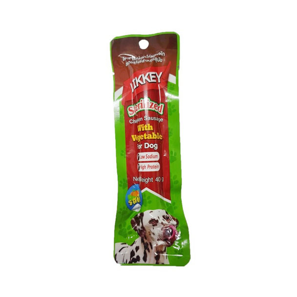 LIKKEY JK43 ไส้กรอก รสผัก 40 g.
