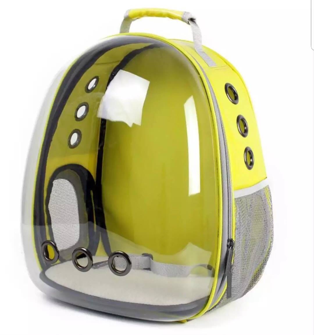 FB/OL กระเป๋าอวกาศด้านหน้าใส สีเหลือง