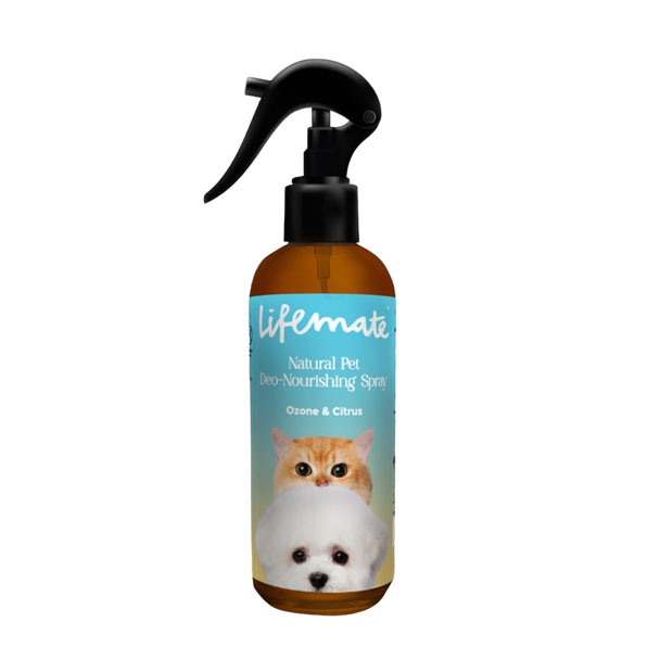 Life Mate สเปรย์ดับกลิ่นบำรุงขนและฆ่าเชื้อโรค กลิ่น Ozone&Citrus 250 มล.