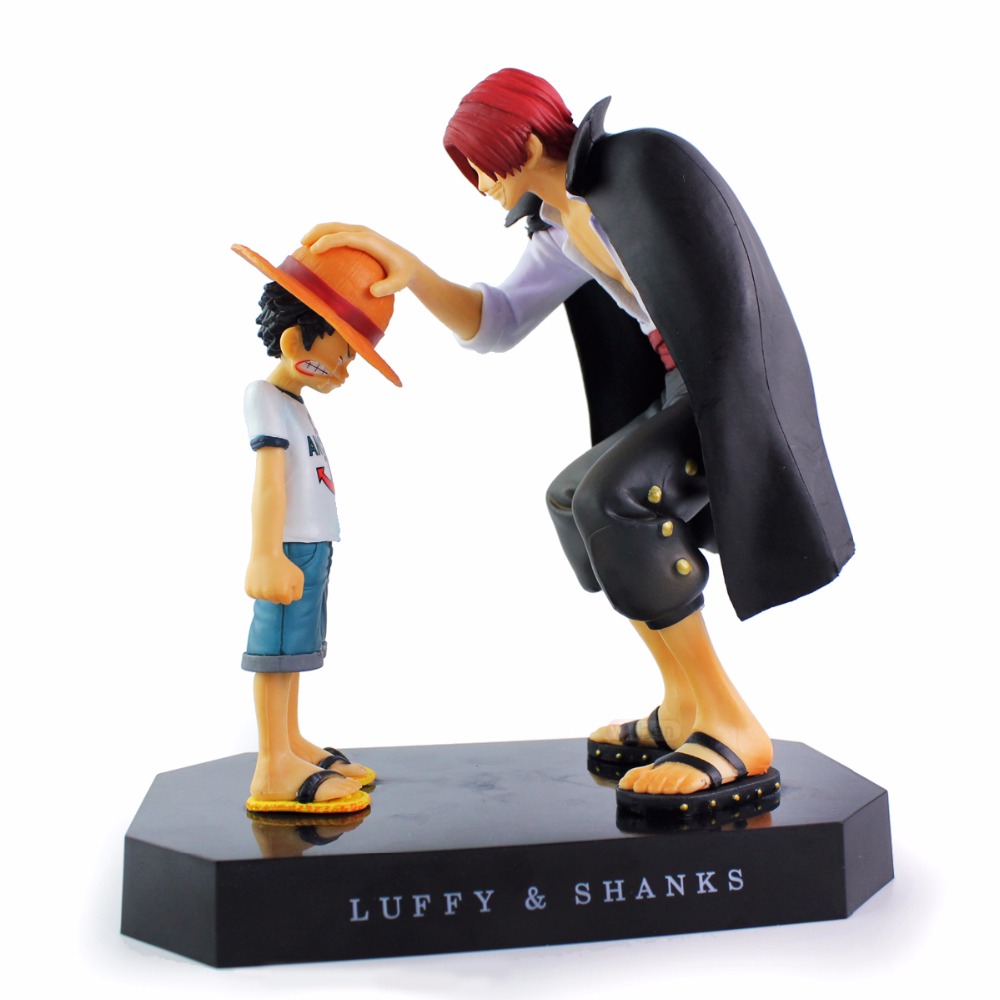 One Piece - Straw Hat LUFFY & Red Hair Shanks Action Figures
