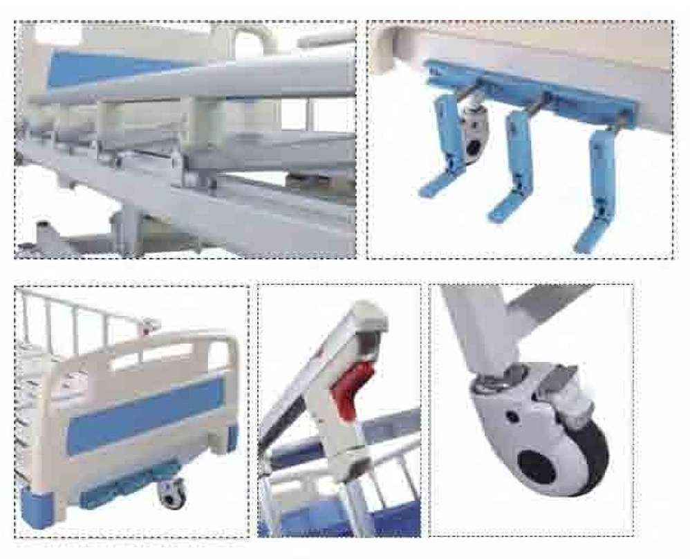 เตียงผู้ป่วยระบบมือหมุน 3 ไกร์