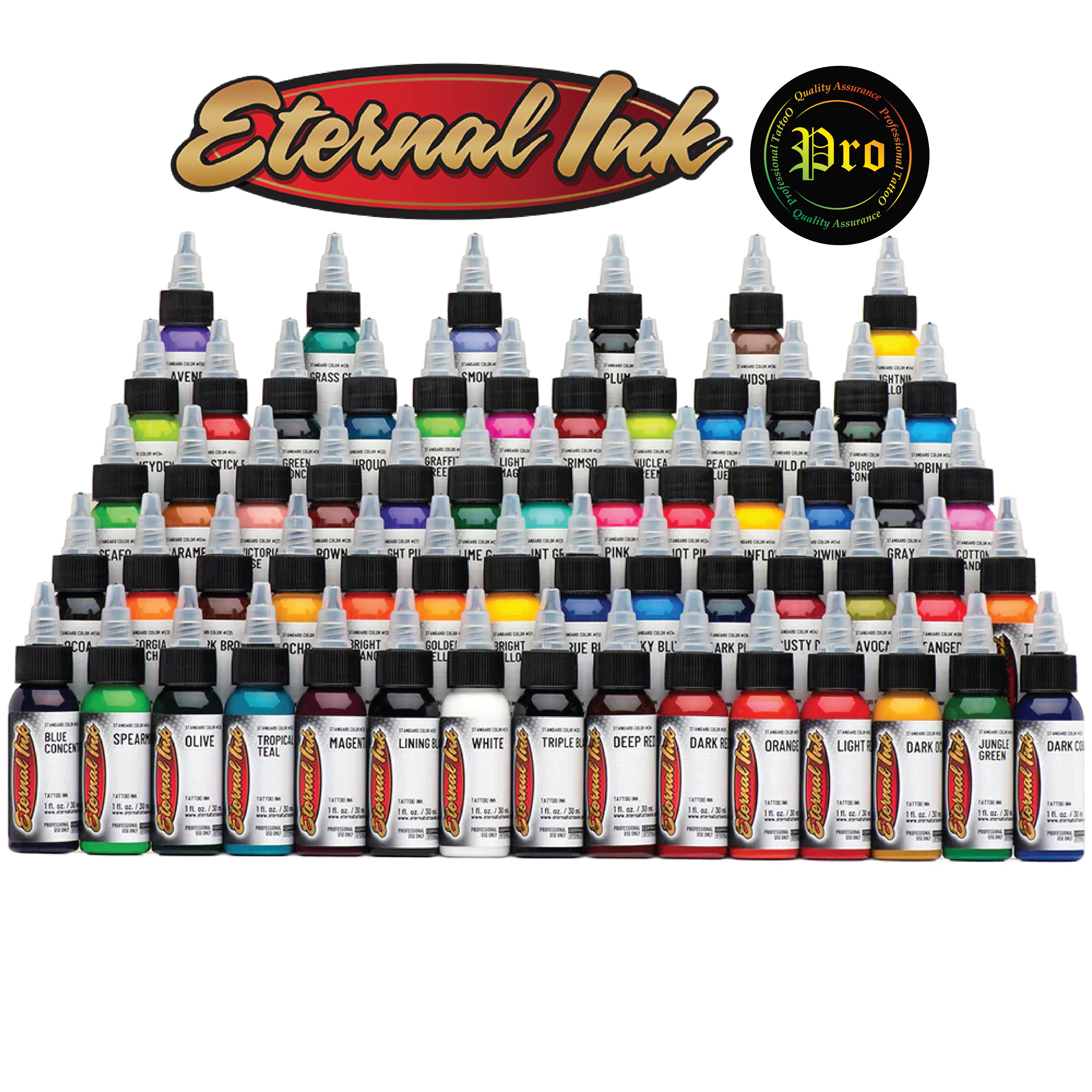 ETERNAL TATTOO INK สีสัก ETERNAL TATTOO INK 1oz หมึกสักอีเทอนอล 1 ออนซ์ 1 ออนซ์